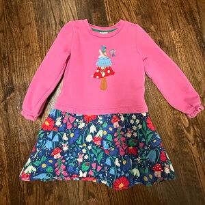 Girls Mini Boden Pink fairy dress size 5/6